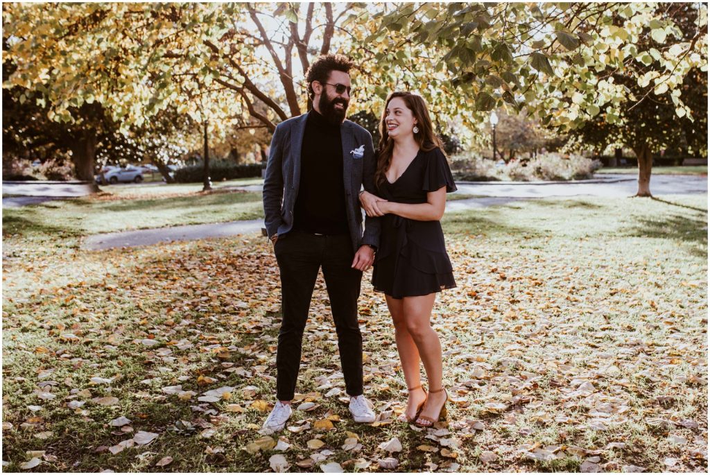 fall engagement portraits with Samia's Studios