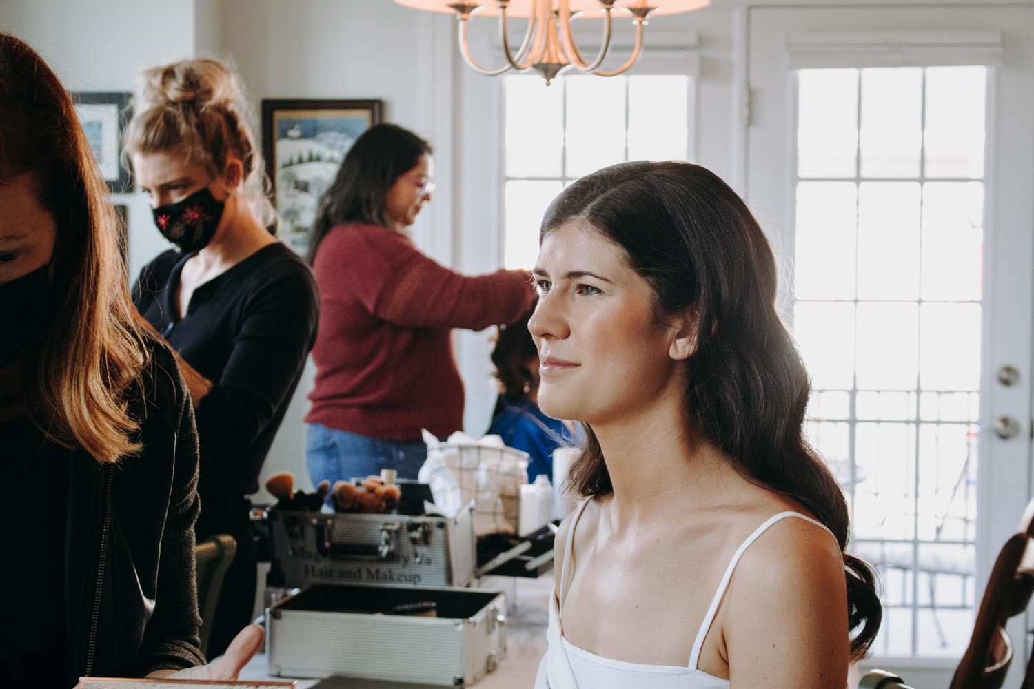 bride getting ready