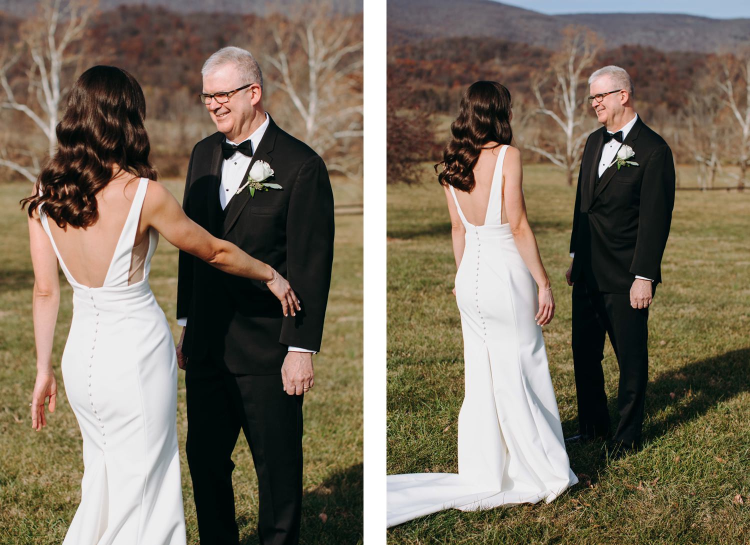 bride with dad