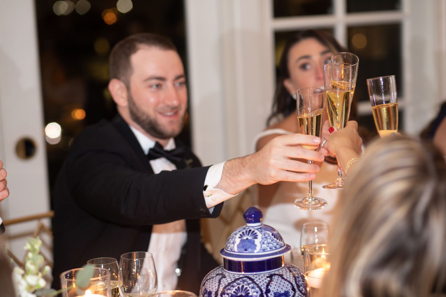 wedding cheers champagne