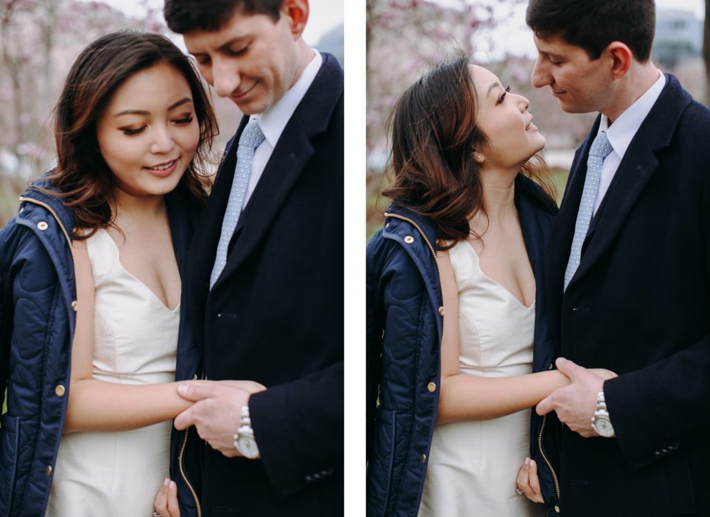 bride and groom close ups