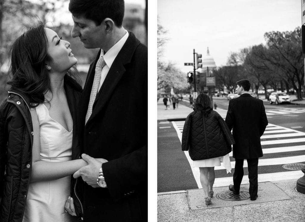 black and white wedding