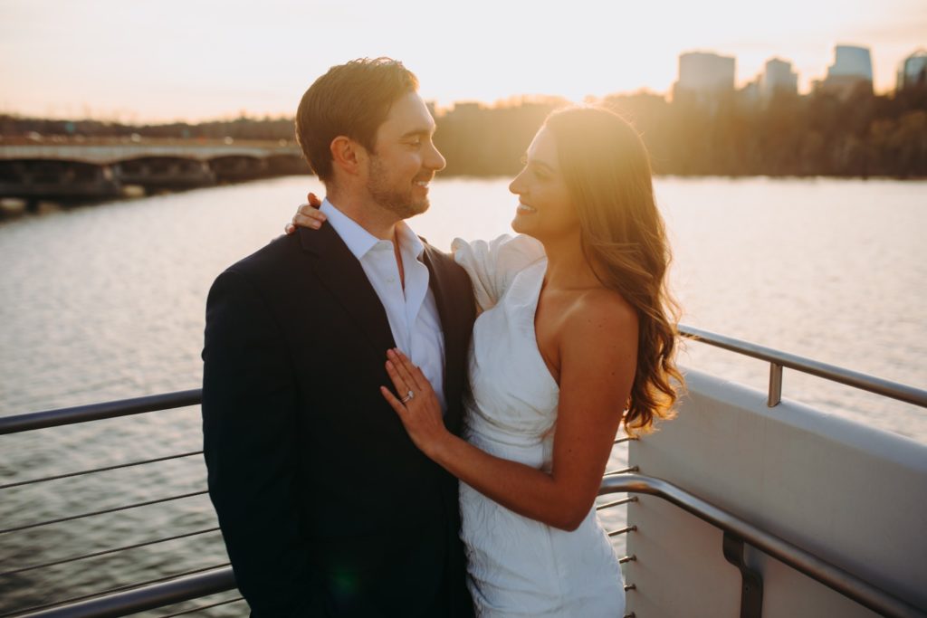 sunset engagement dc