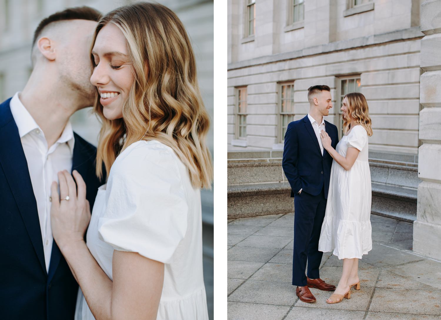 national portrait gallery engagement kiss n cheek