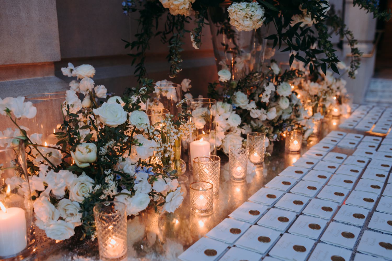 fairmont dc wedding candlelit reception