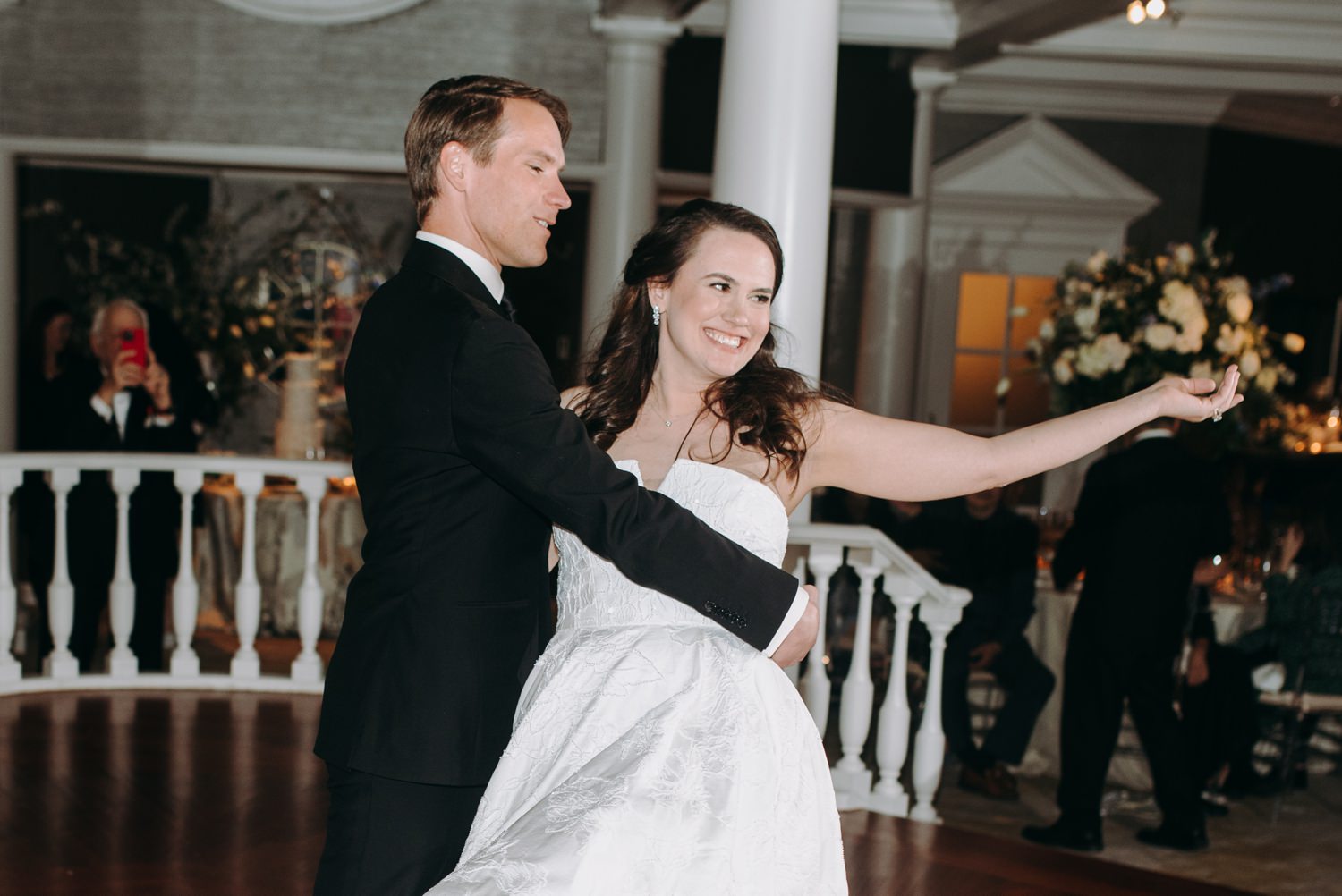 bride dip dance