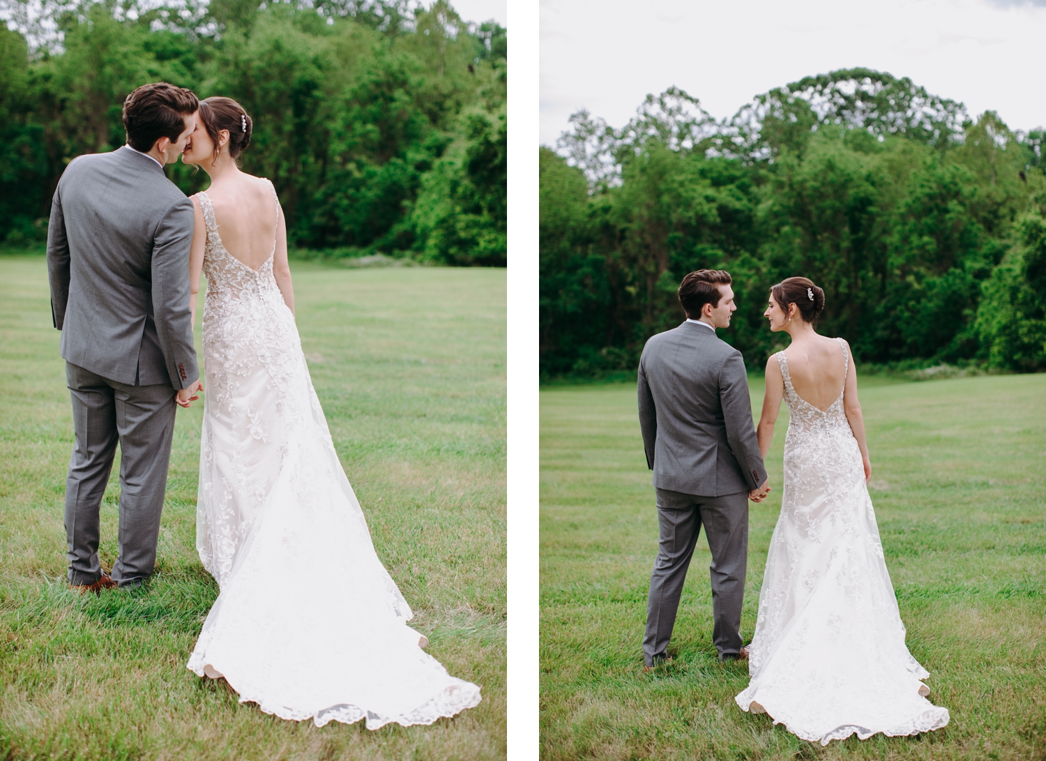 candid bride and groom at briar patch