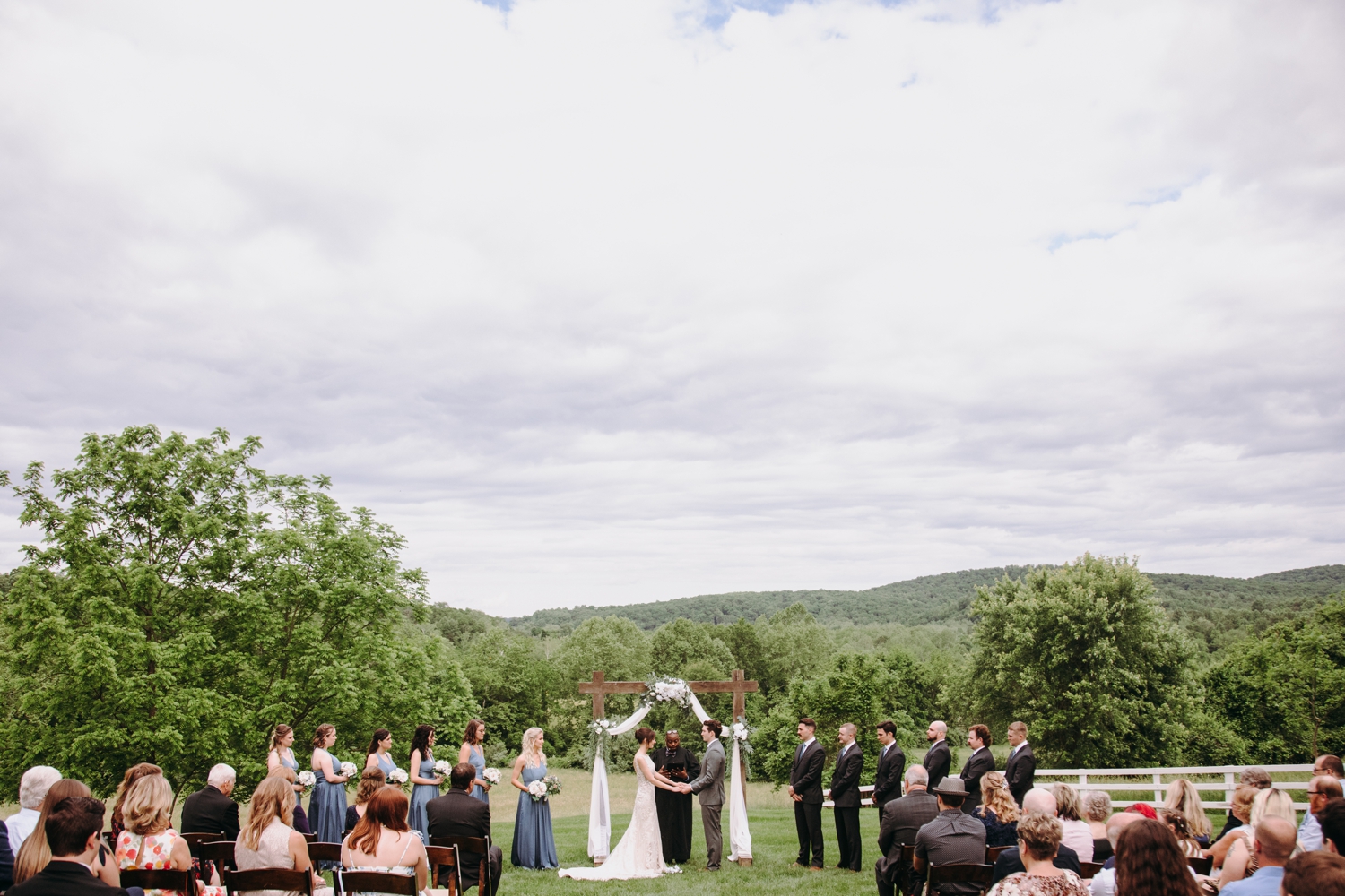 Briar Patch Bed and Breakfast top of the hill ceremony