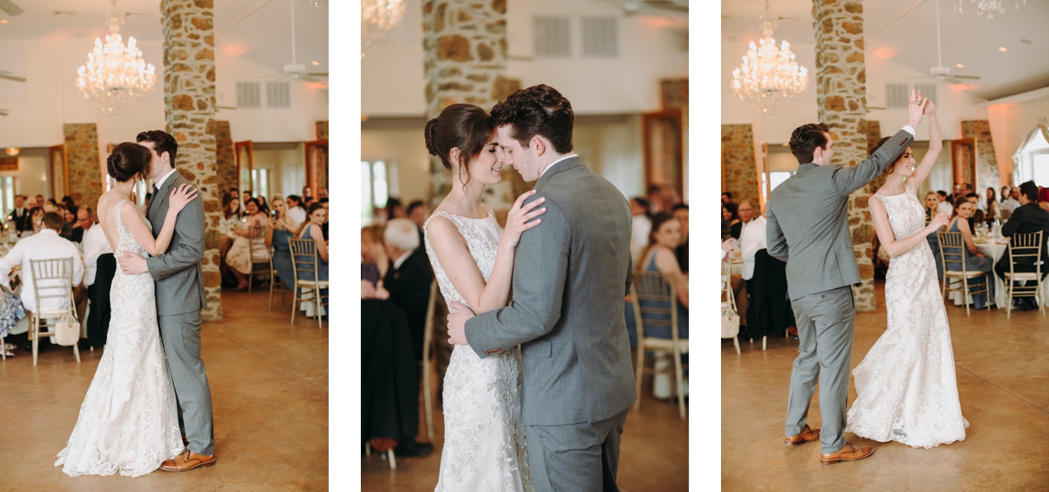 briar patch couple first dance in fox den