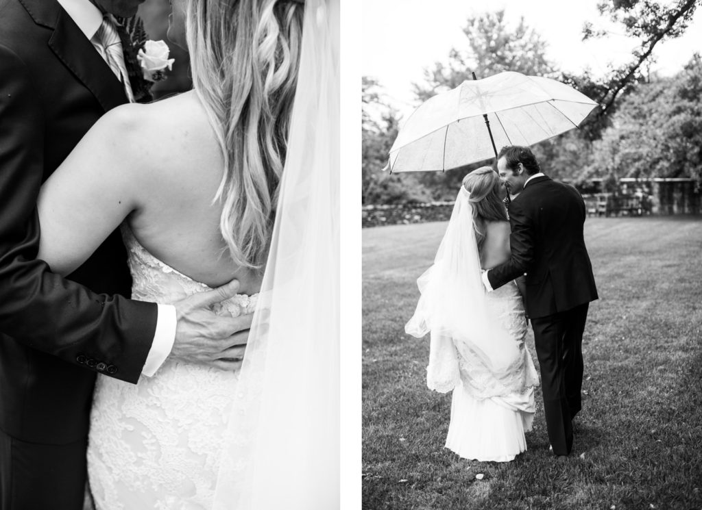 black and white classic and timeless bride and groom portraits
