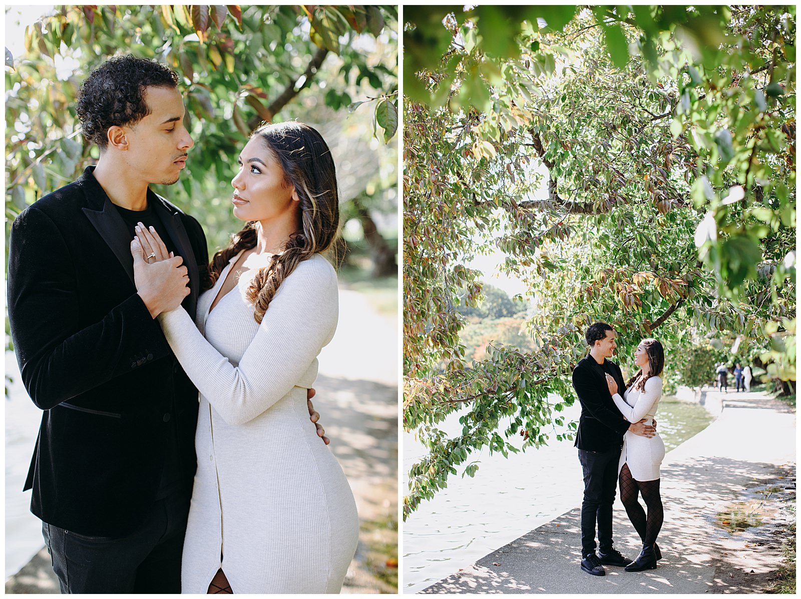 DC War Memorial Engagement Session tidal basin