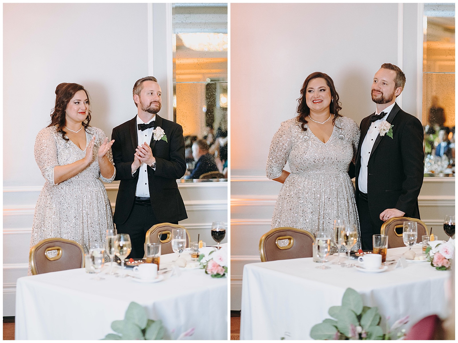 Dupont Circle Hotel Wedding bride and groom speeches