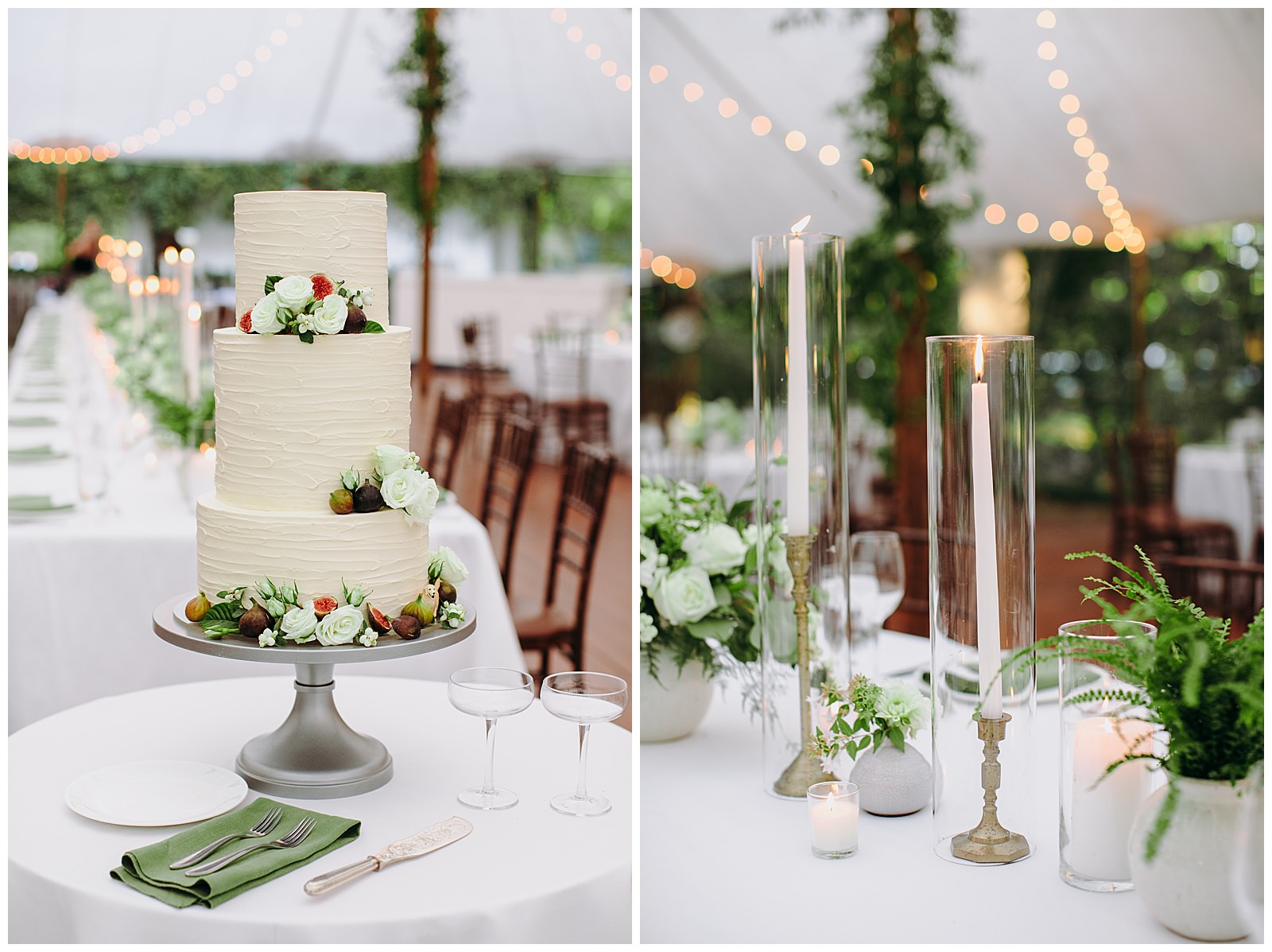 wedding cake at the Clifton Inn