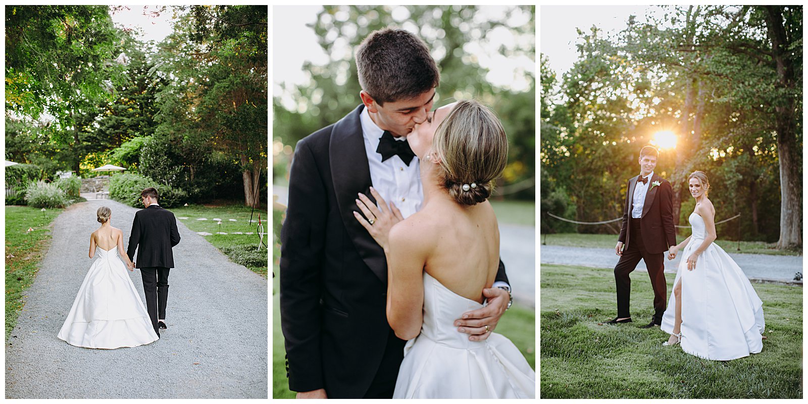 sunset photos at the Clifton with the bride and groom