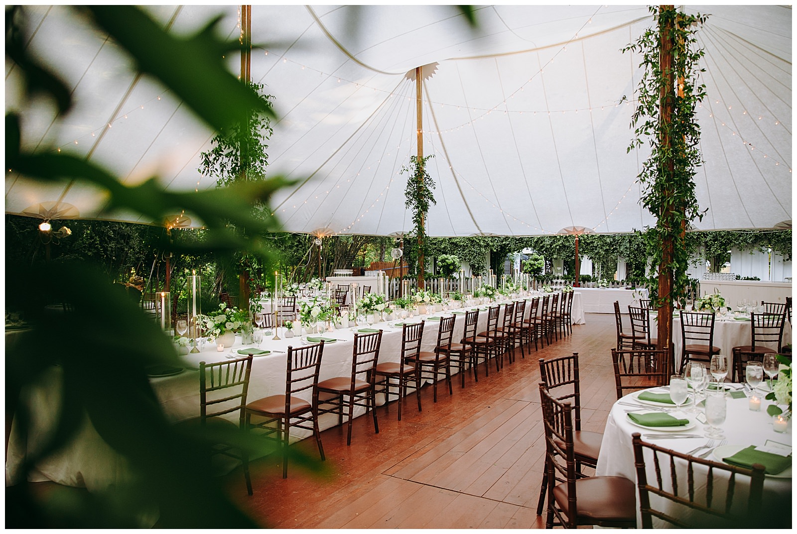 reception at the Clifton Inn set up