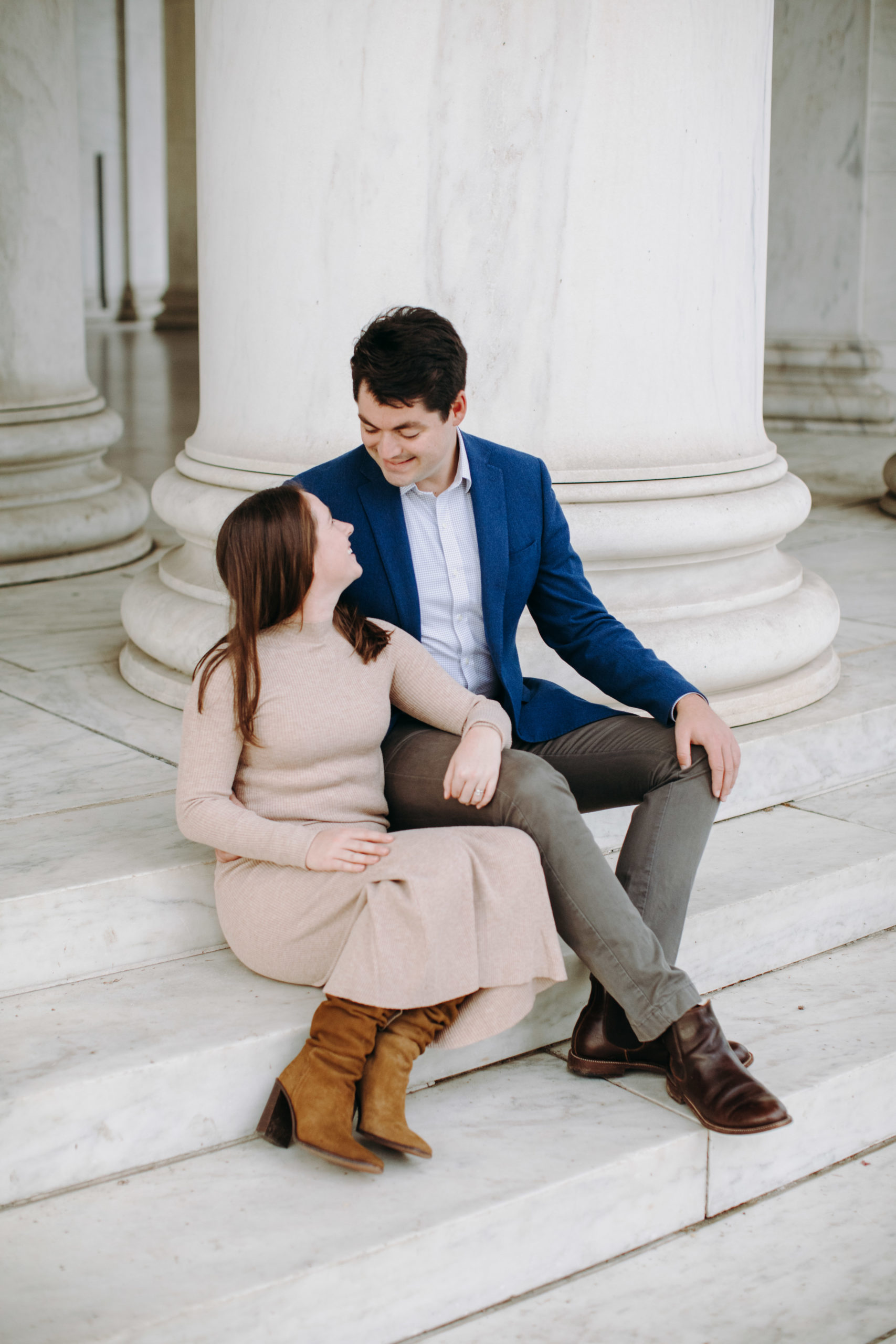 Jefferson Memorial Engagement Photos