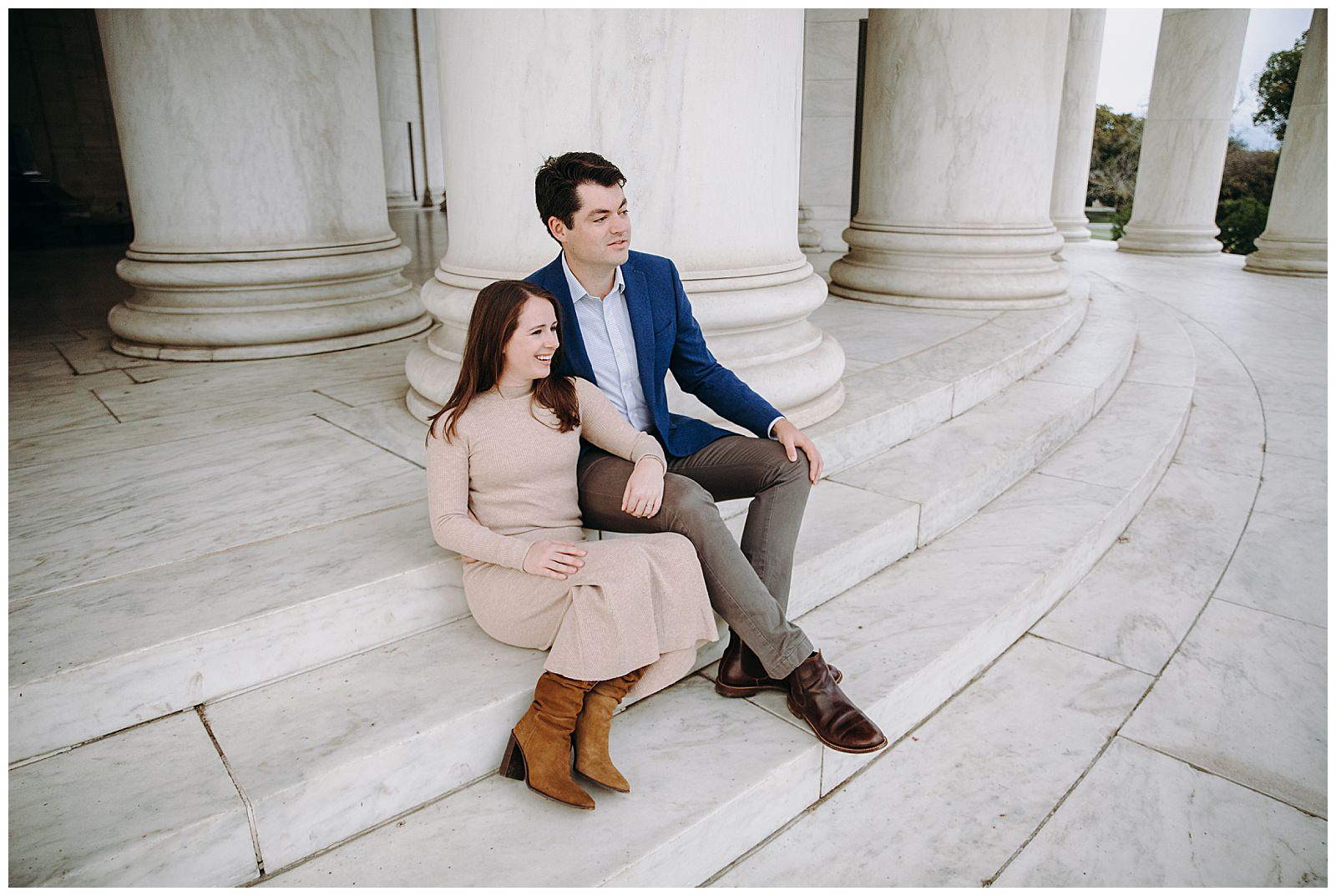 Jefferson Memorial Engagement Photos