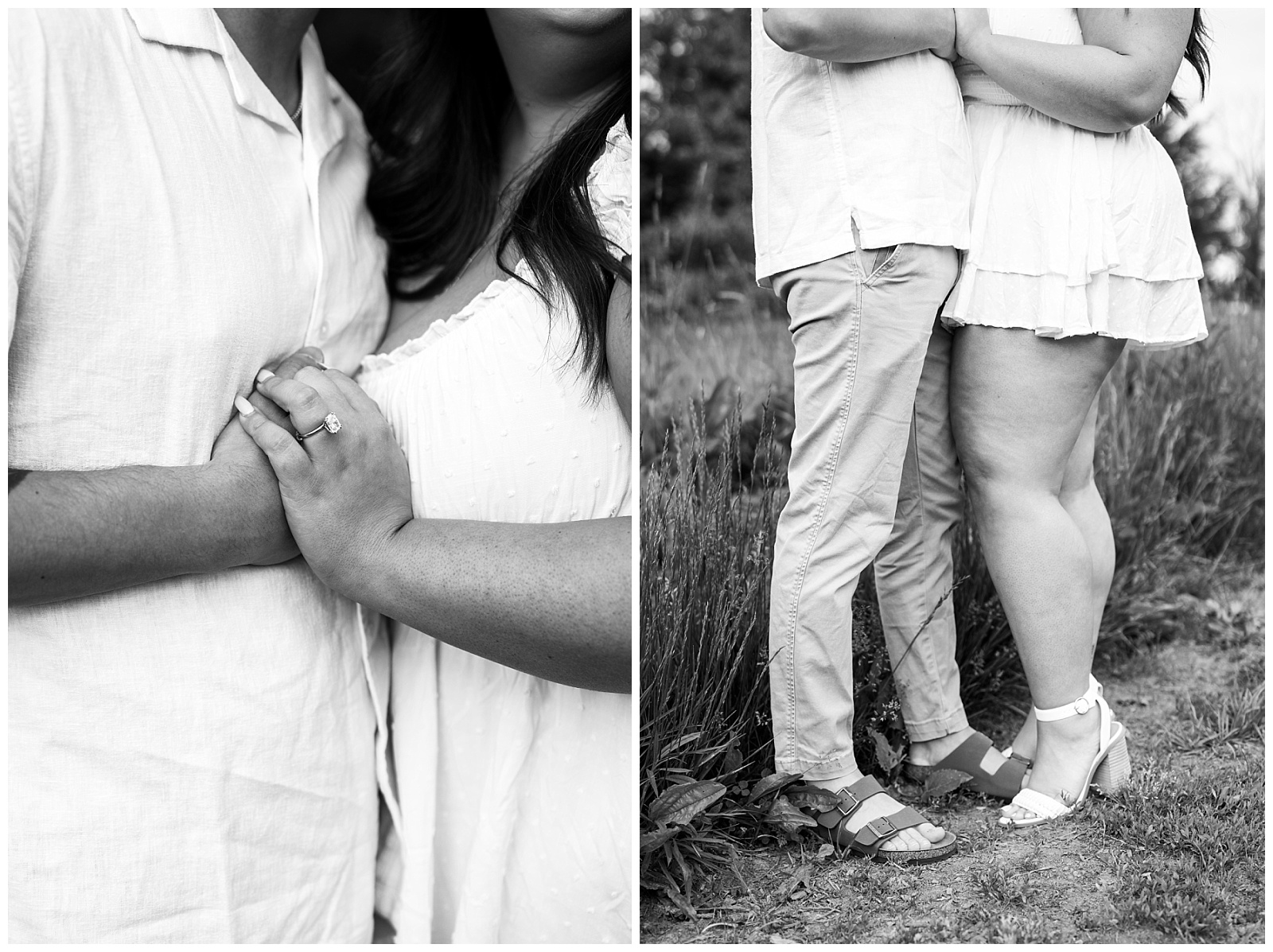 Couple holding hands in Salamander Resort