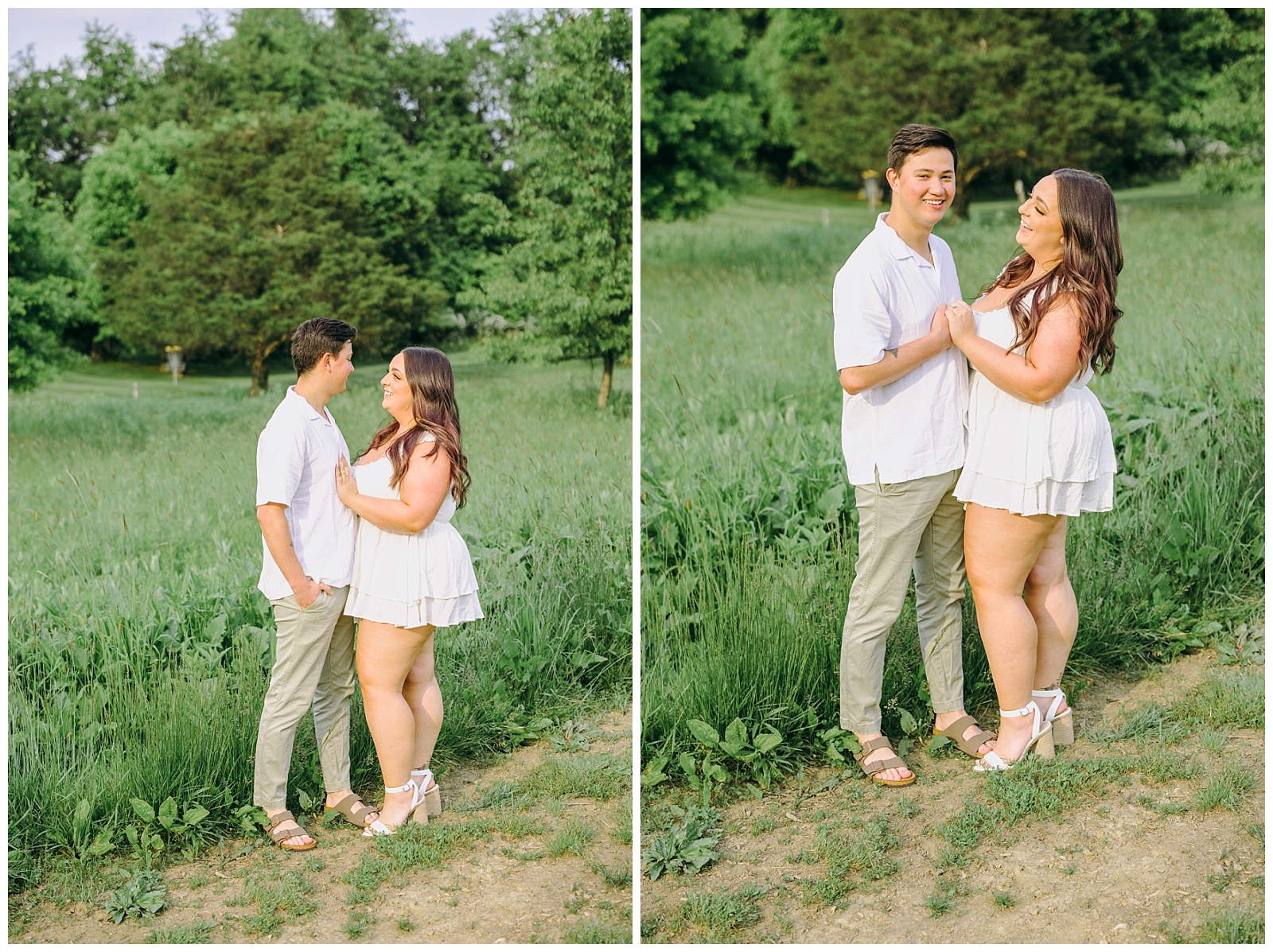 engagement photos in Northern Virginia at Salamander Resort