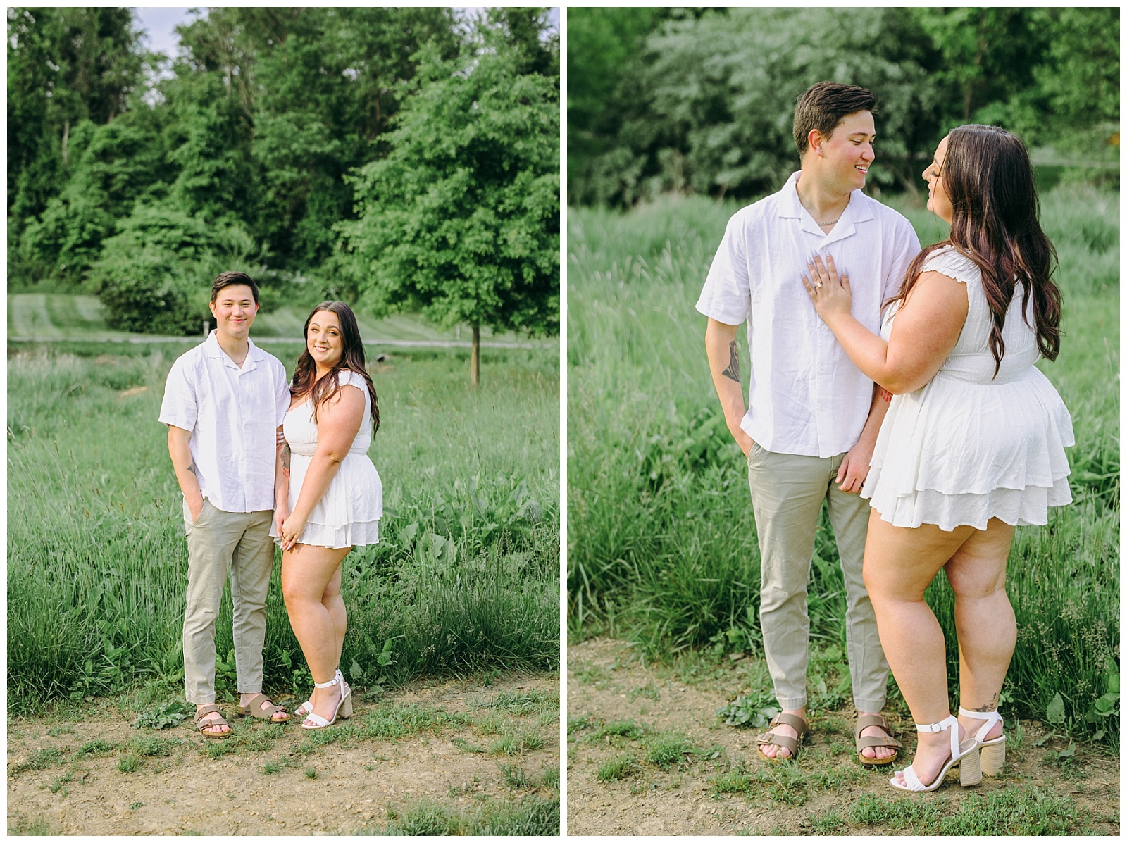 engagement photos in Northern Virginia at Salamander Resort