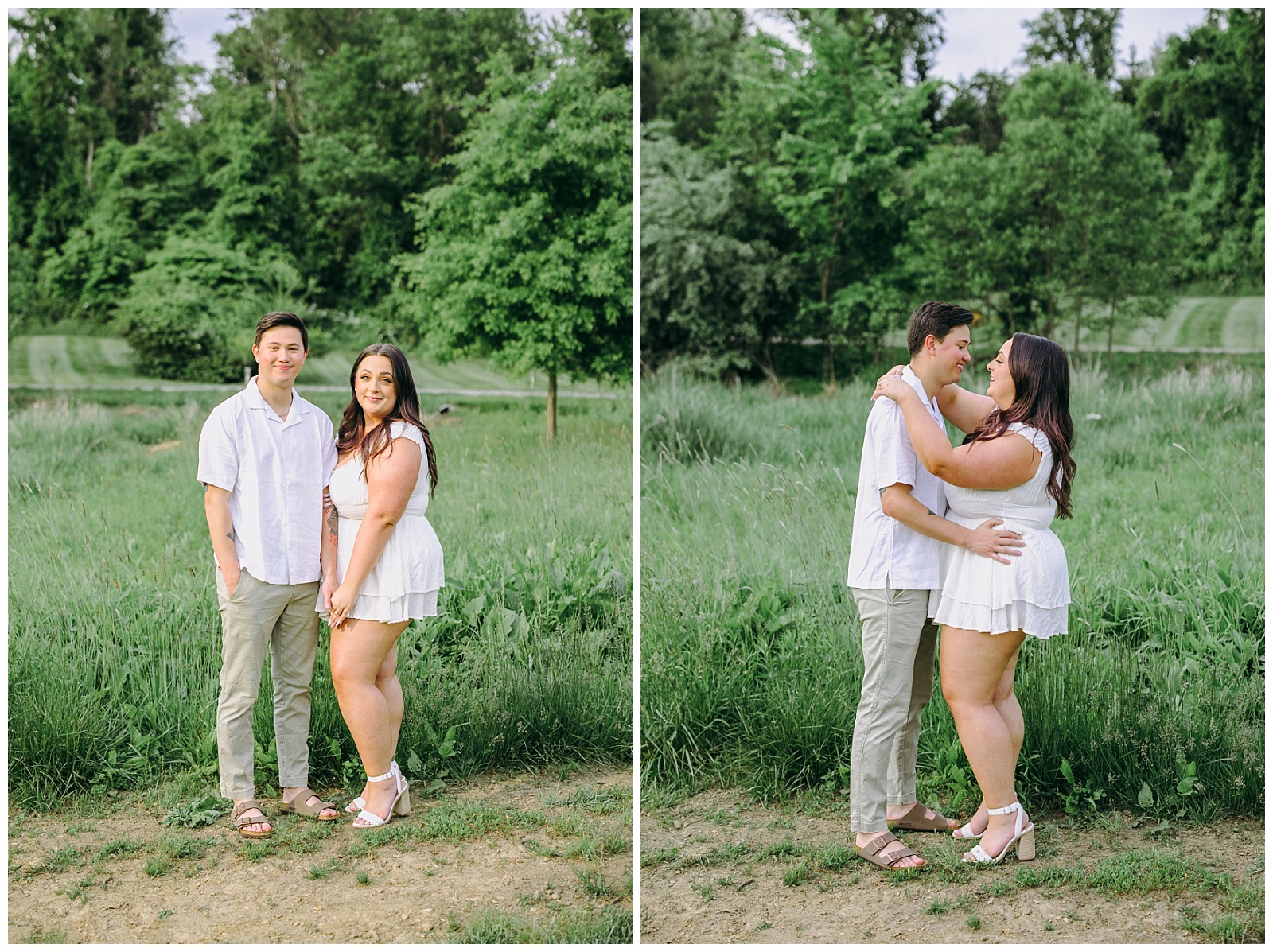 engagement photos in Northern Virginia at Salamander Resort