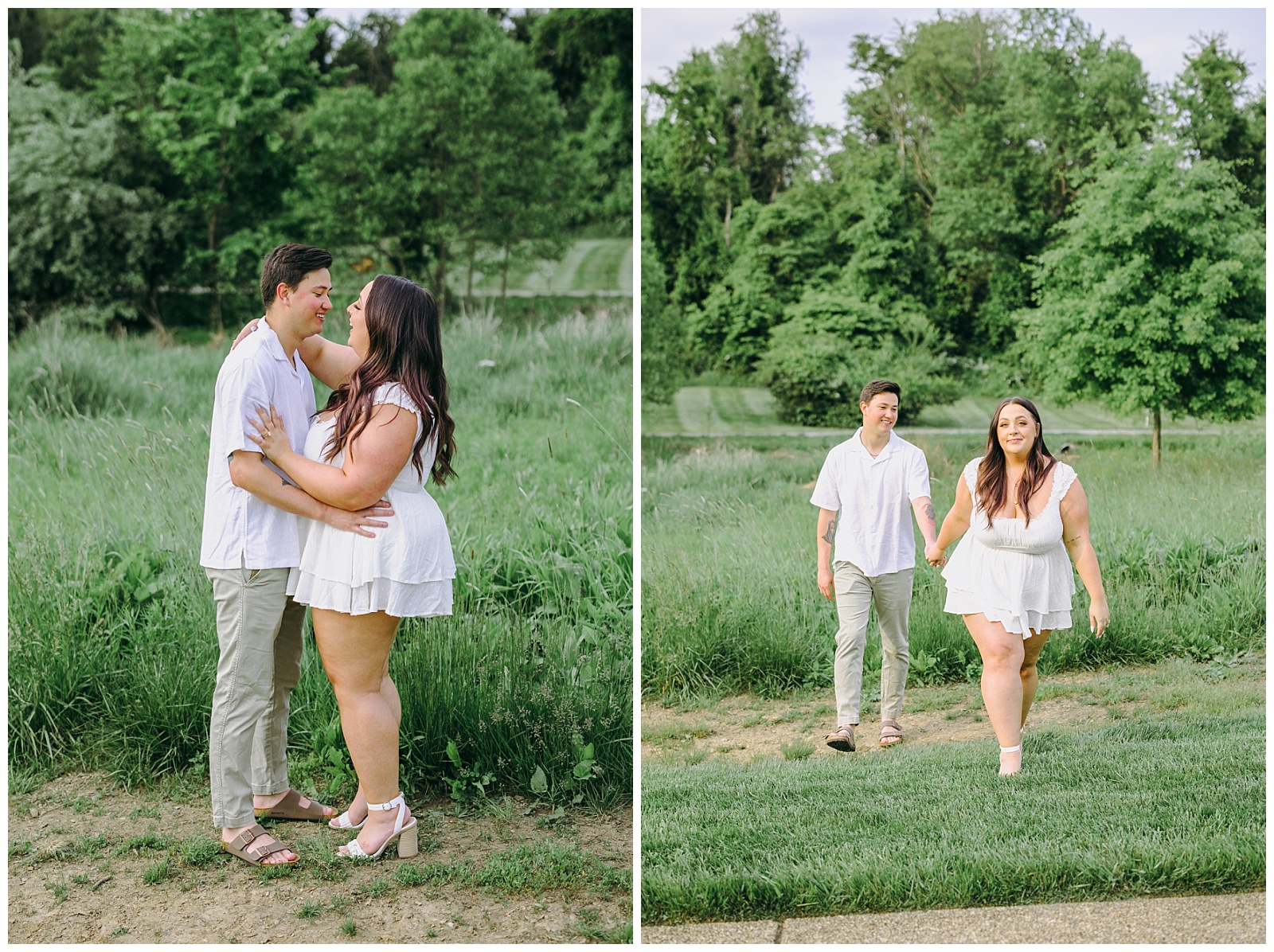 engagement photos in Northern Virginia at Salamander Resort