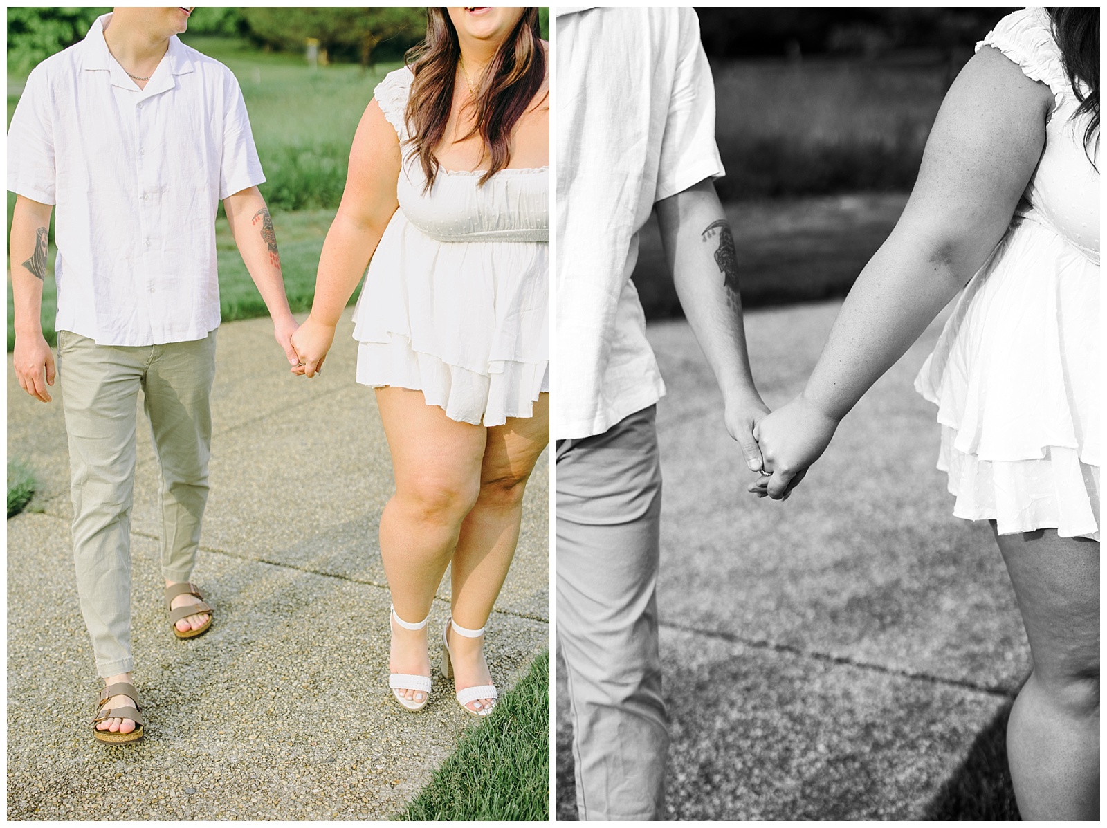 couple holding hands