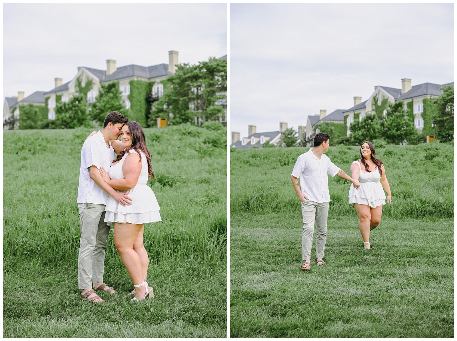 couple hugging at Salamander Resort