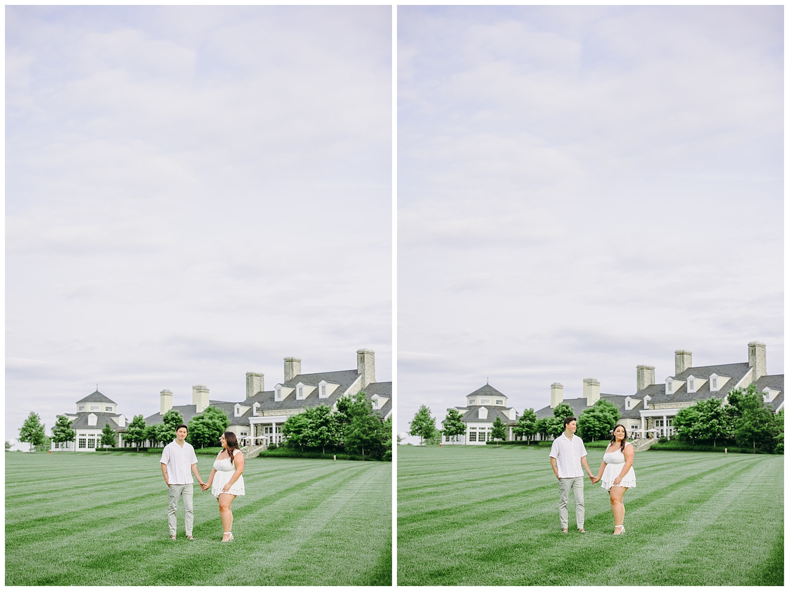 engagement photos in Northern Virginia at Salamander resort