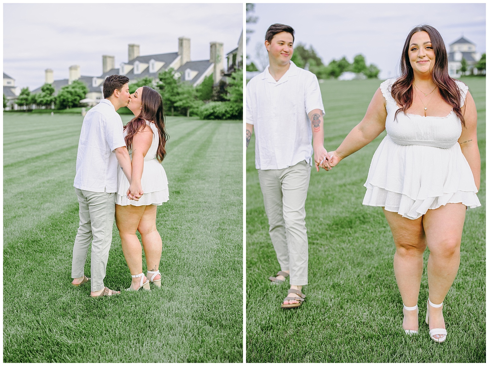 engagement photos in Northern Virginia at Salamander resort