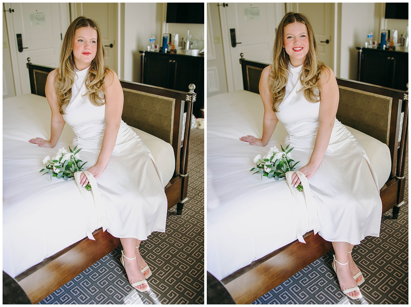 bride and bouquet