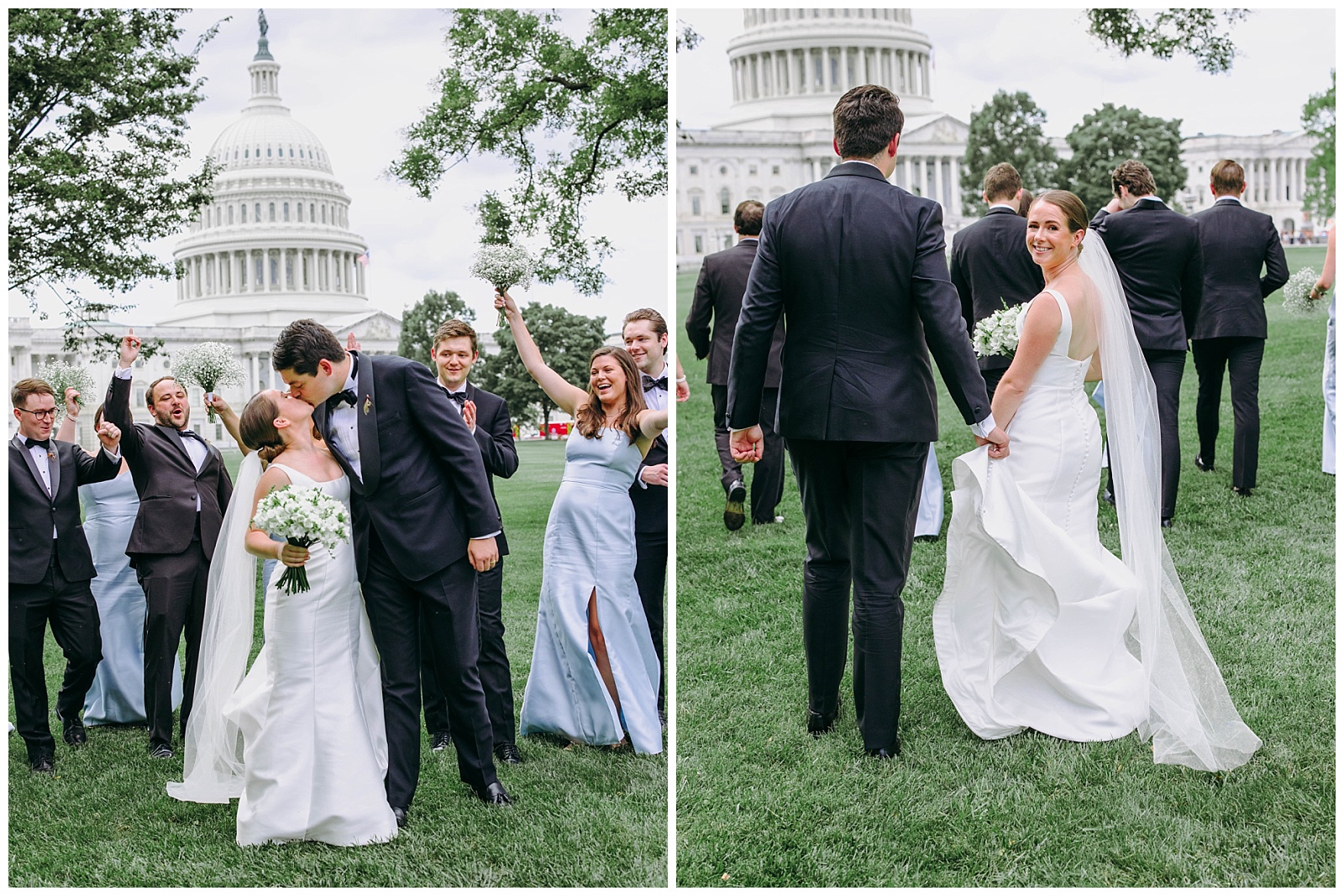 Bridal party and groomsman