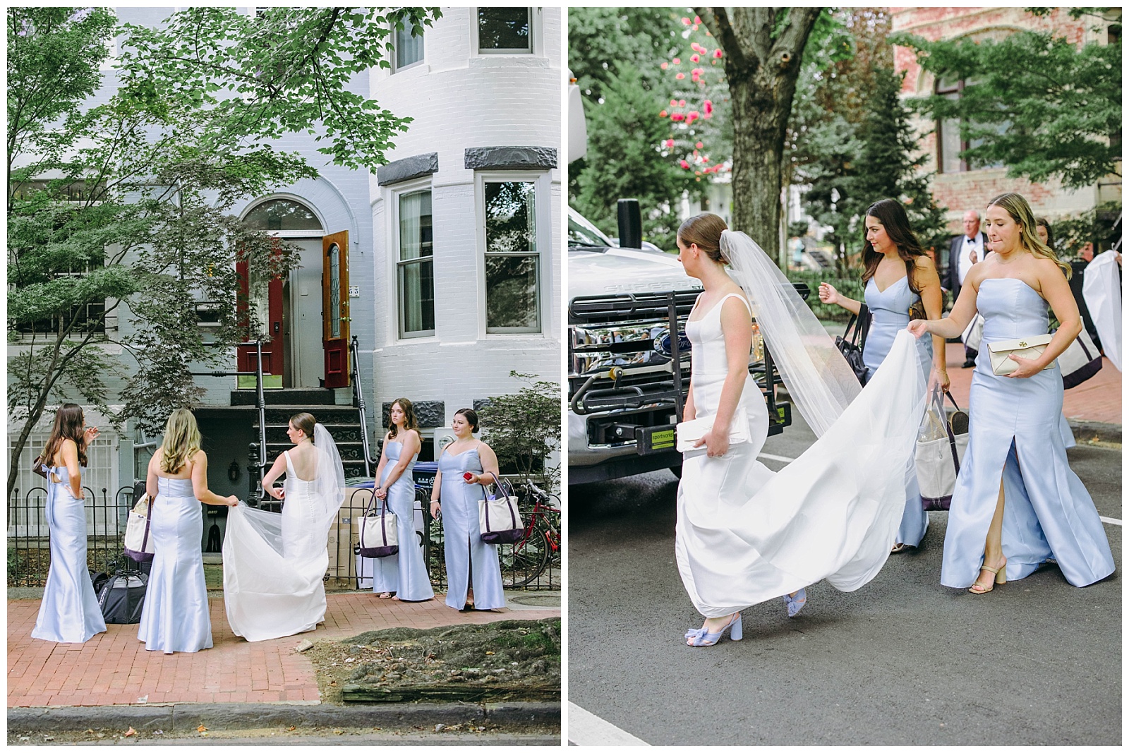 Bride and bridal party Dar Wedding