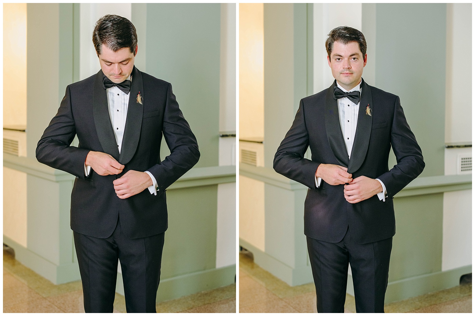 groom getting ready