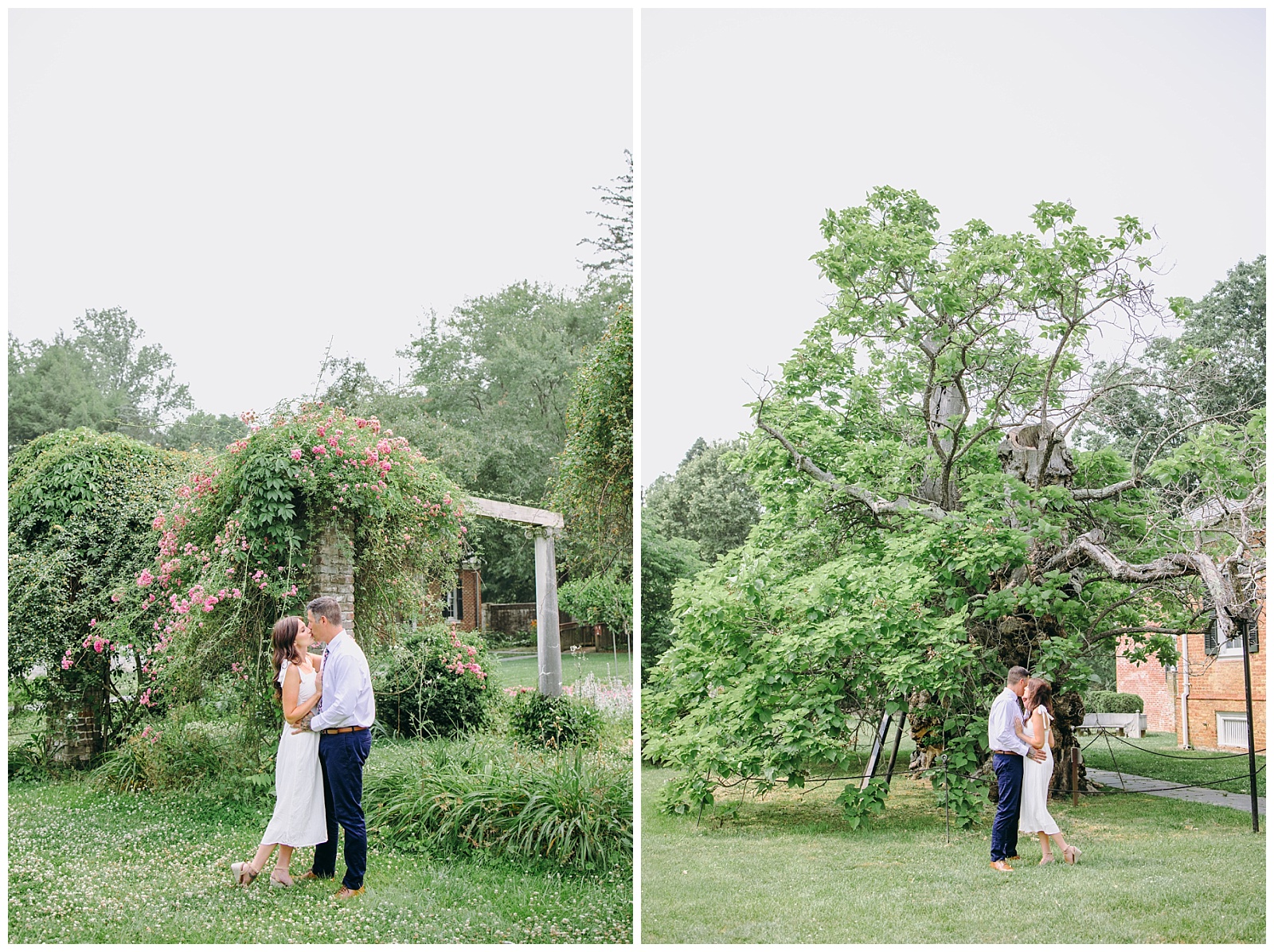 engagement photos at Chatham Manor in Fredericksburg