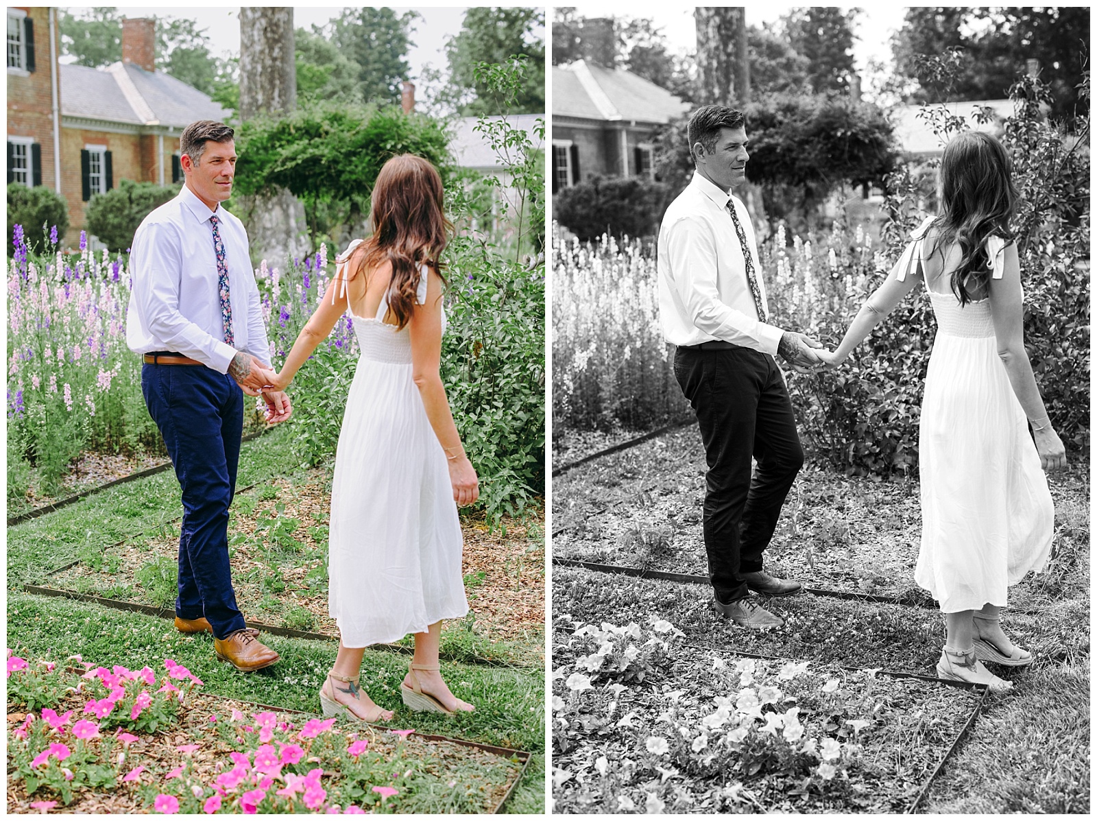 engagement photos in northern Virginia at Chatham Manor in Fredericksburg