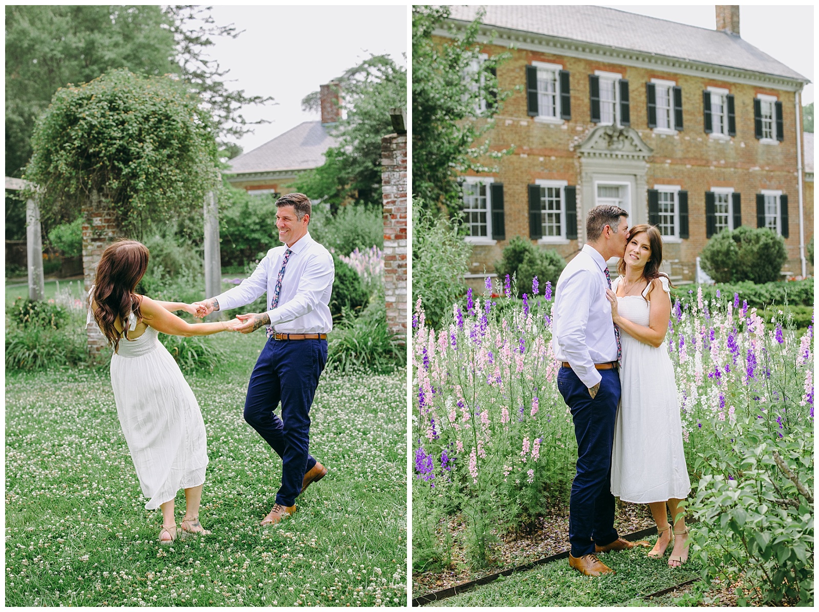 engagement photos in northern Virginia at Chatham Manor in Fredericksburg