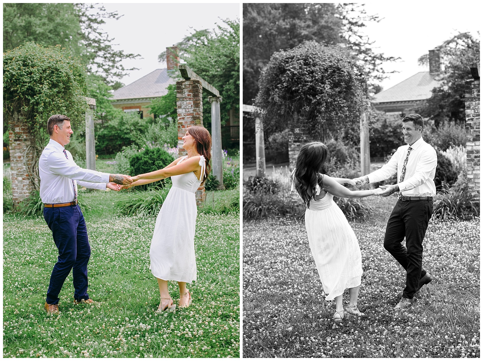 engagement photos in northern Virginia at Chatham Manor in Fredericksburg