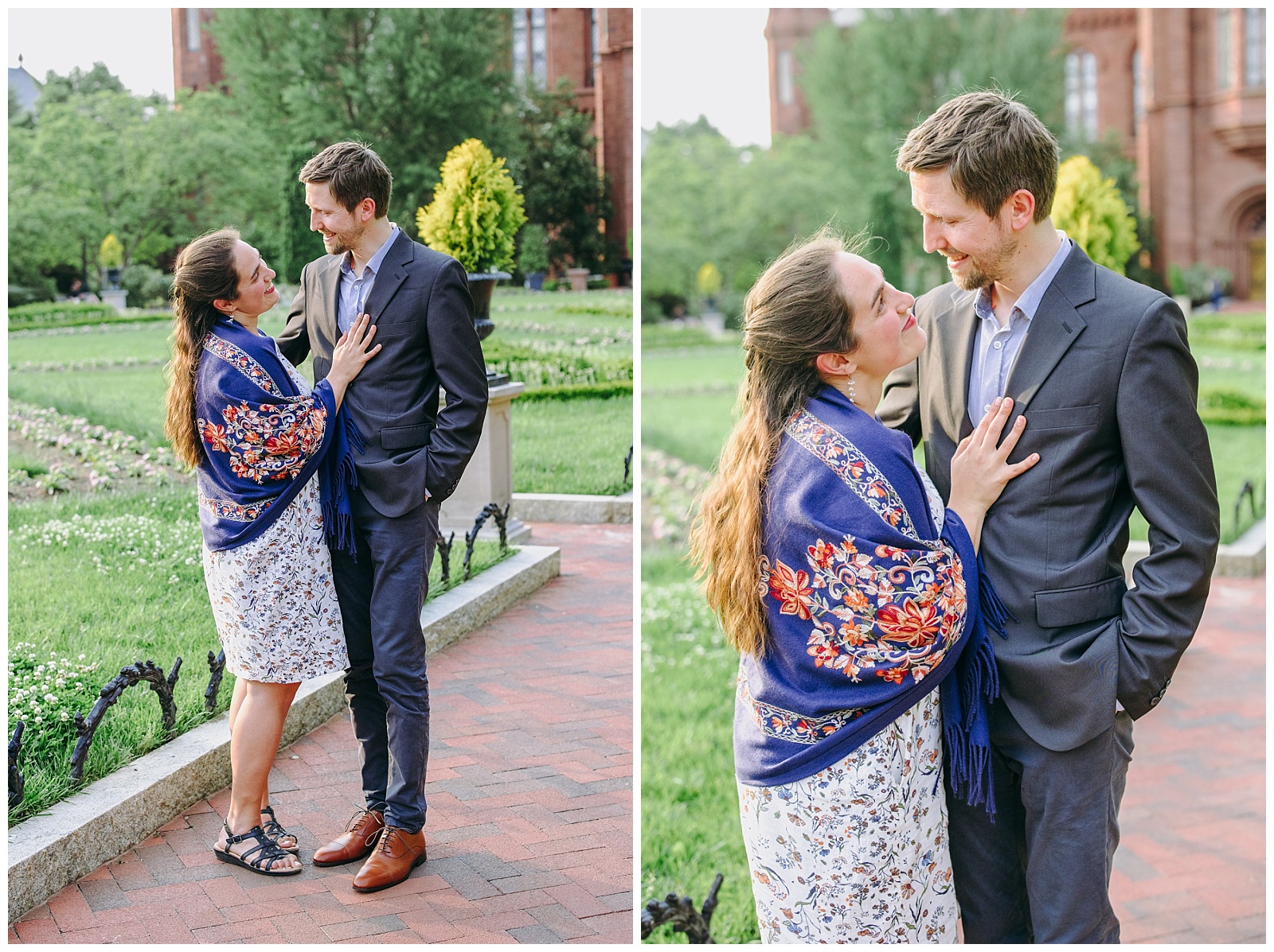 Couple at Enid A. Haupt Garden