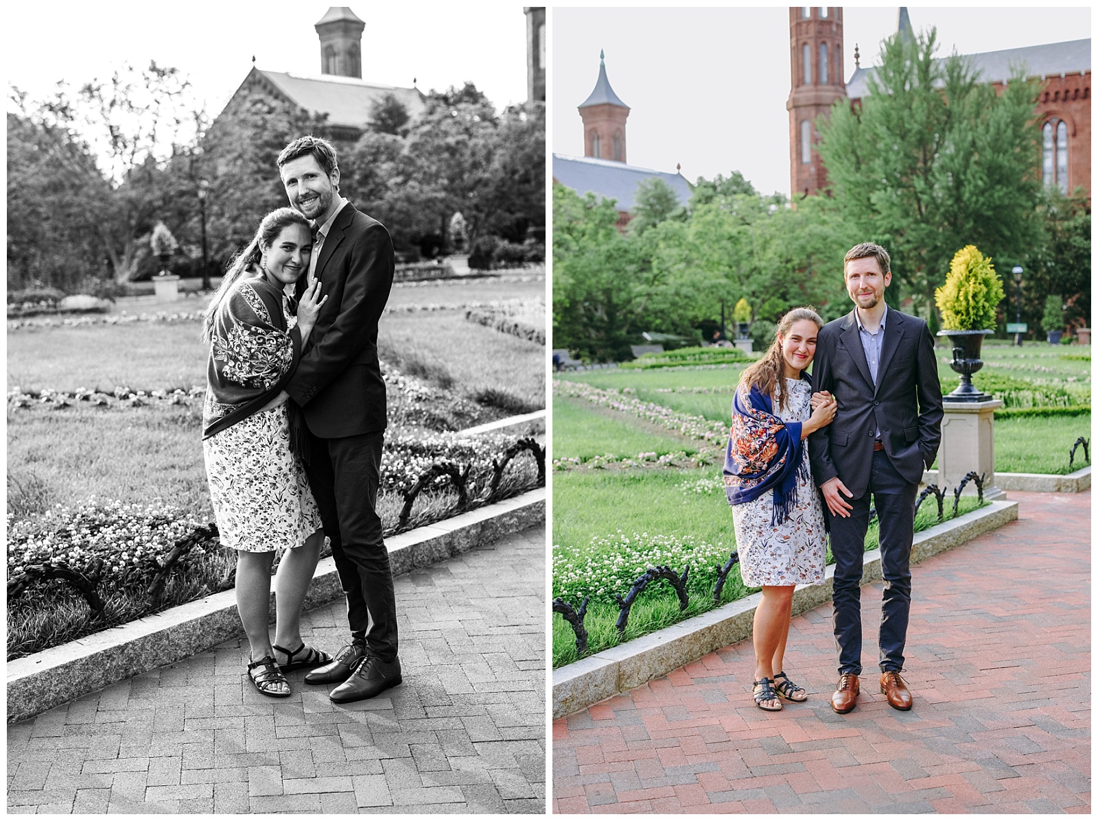 Enid A. Haupt Garden engagement photos