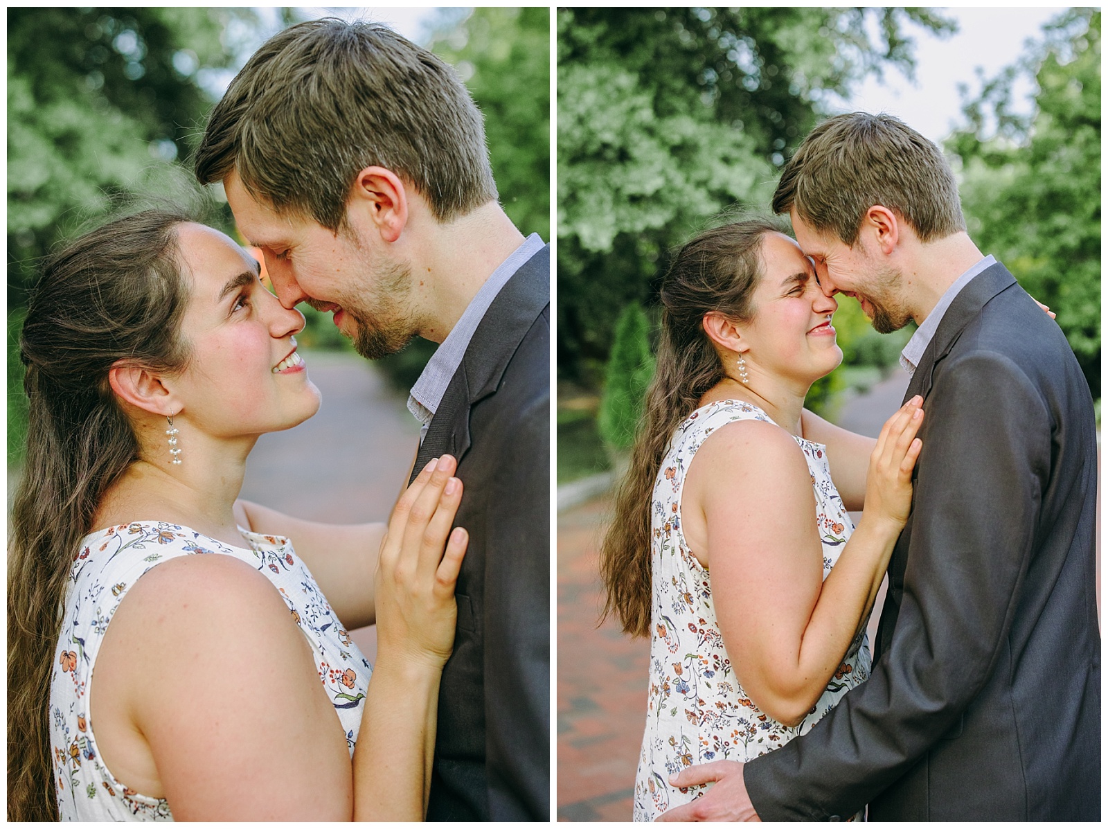 golden hours at Enid A. Haupt Garden photo session