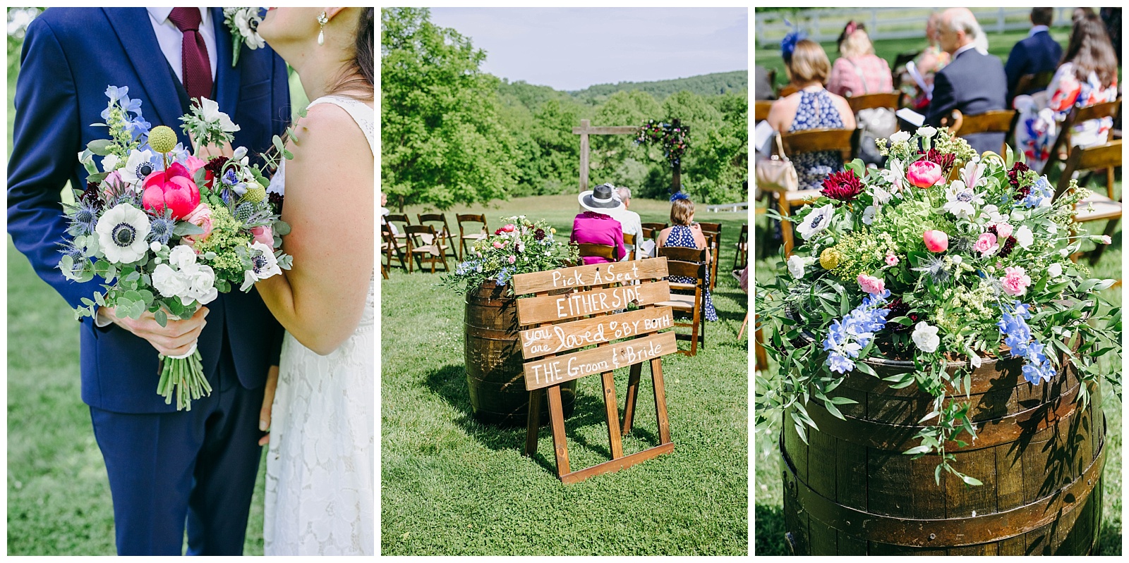 ceremony decor and flowers