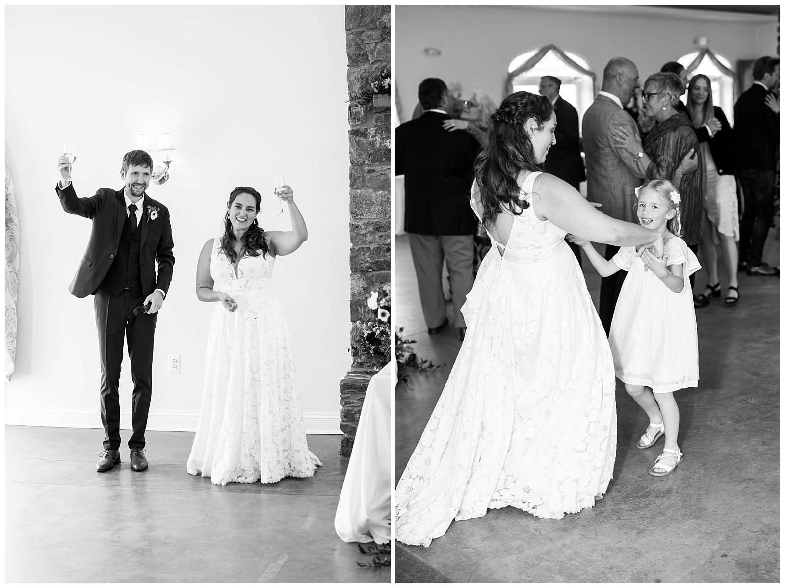 bride and groom entrance and bride dance