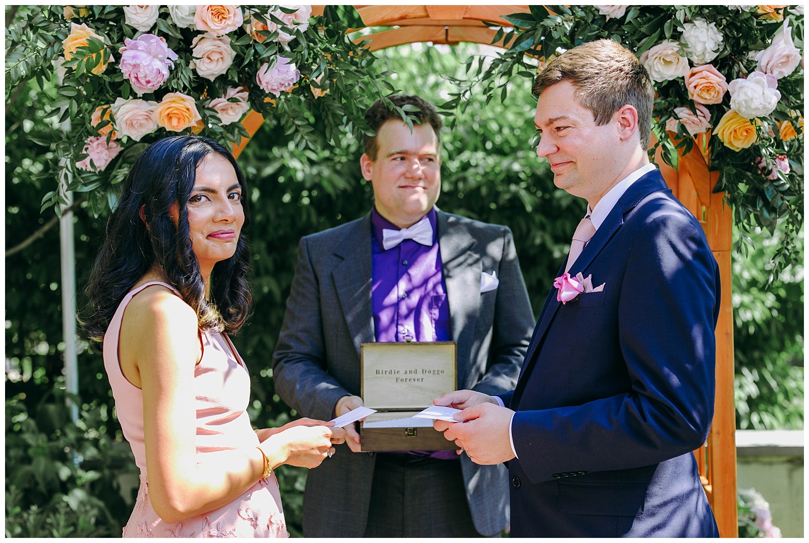 Clyde's Willow Creek Farm Wedding ceremony