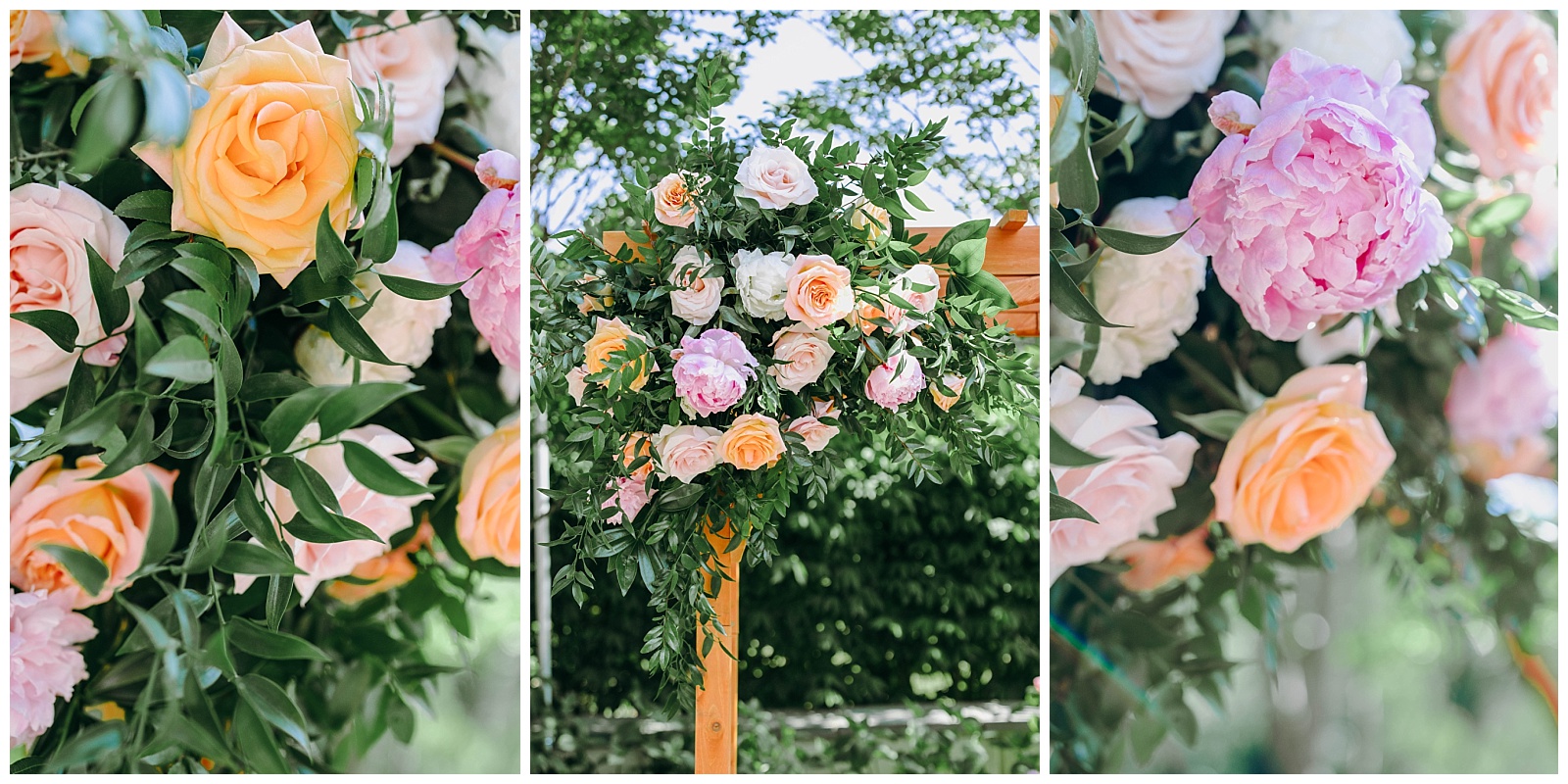 ceremony decor flowers