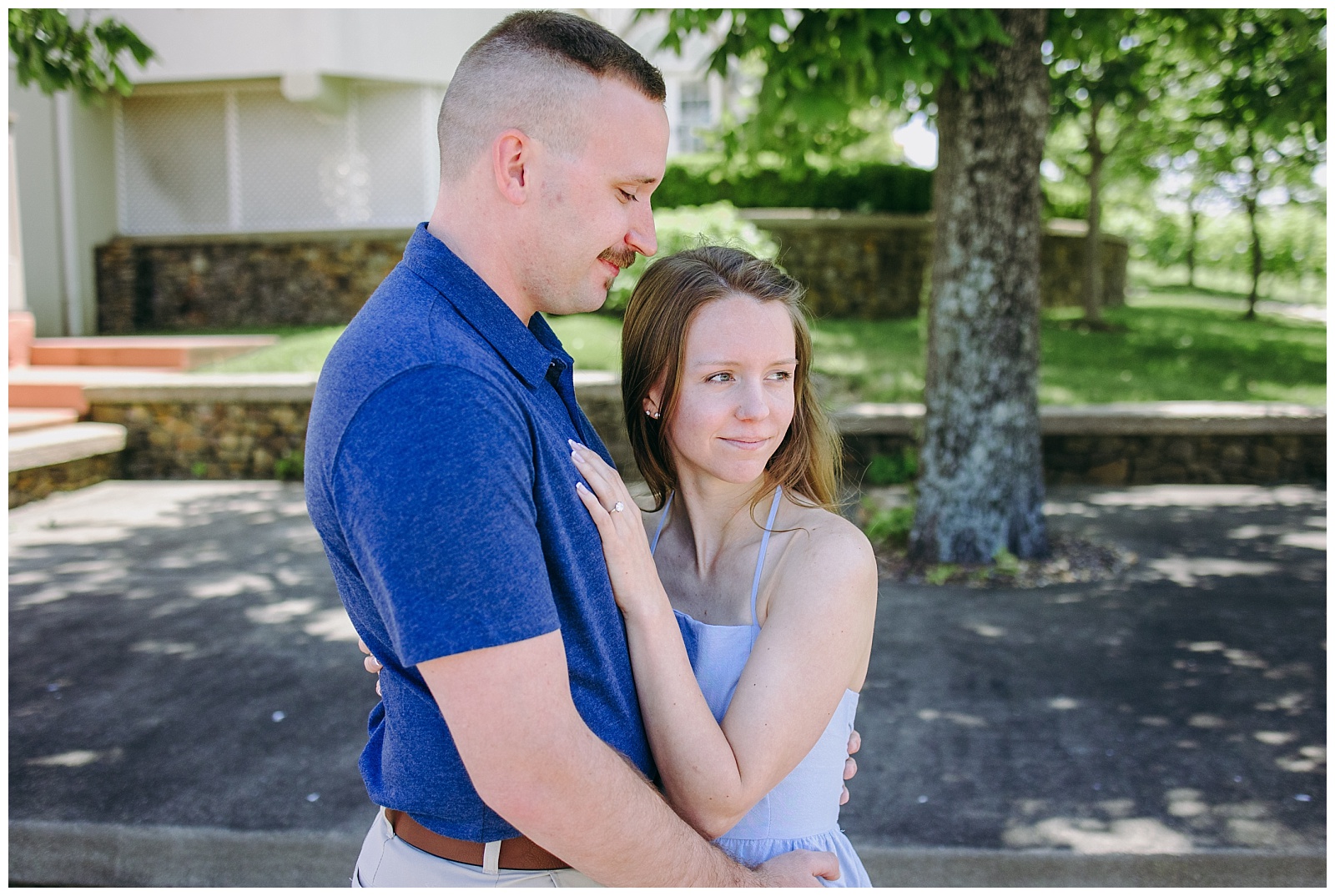 couple holding each other