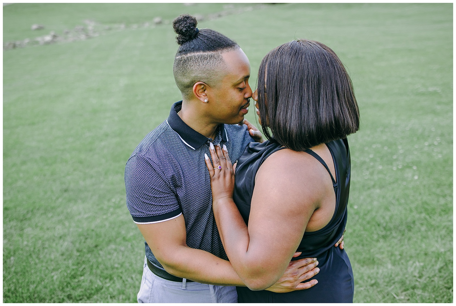 winery engagement photos at Stone Tower Winery