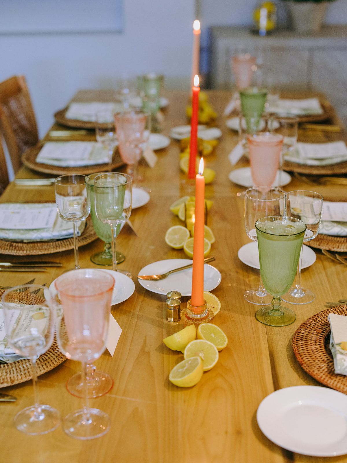 A Night in Tuscany dining table